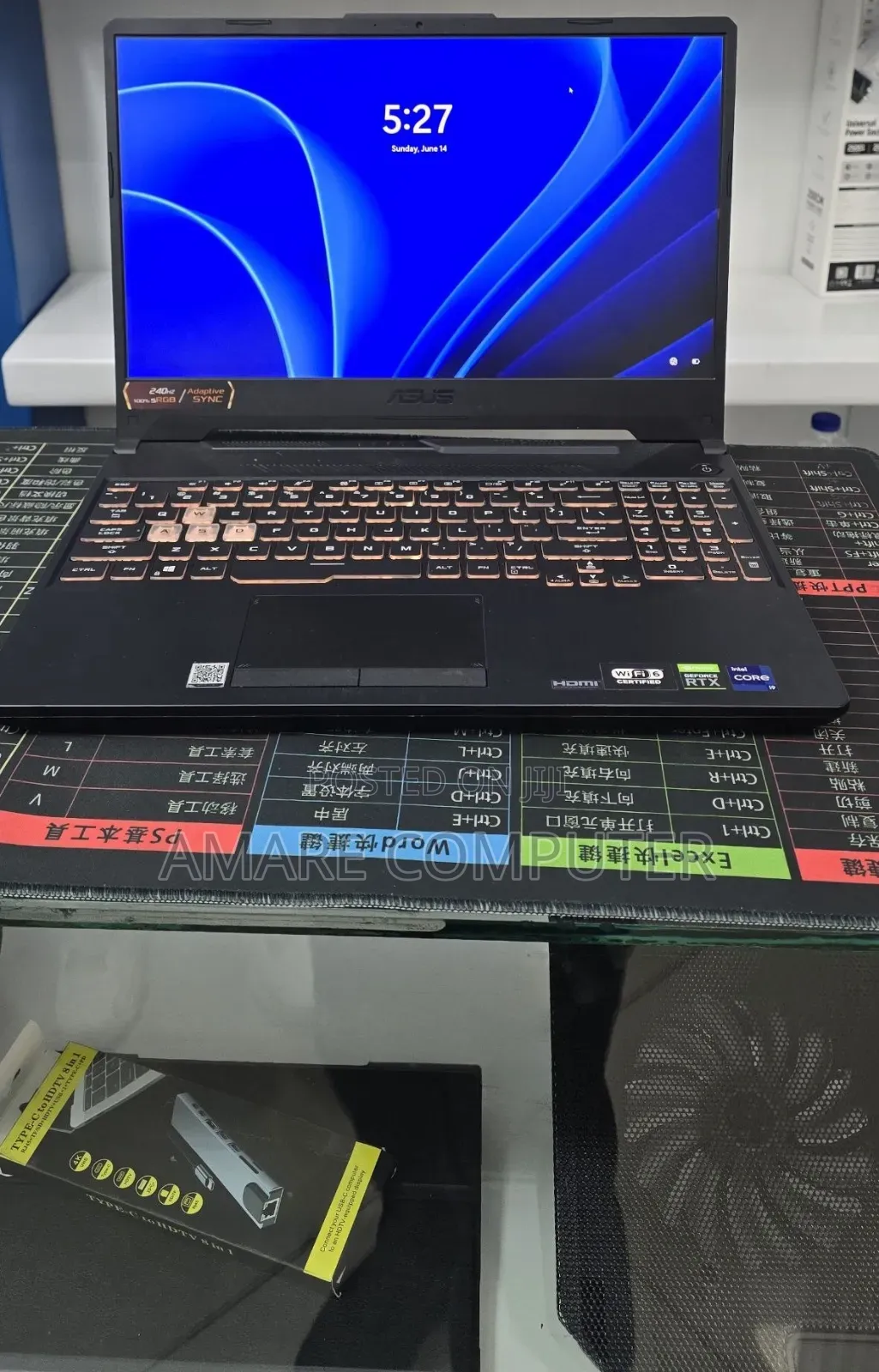 New Laptop Asus TUF Gaming A15 16GB Intel Core i9 SSD 512GB
