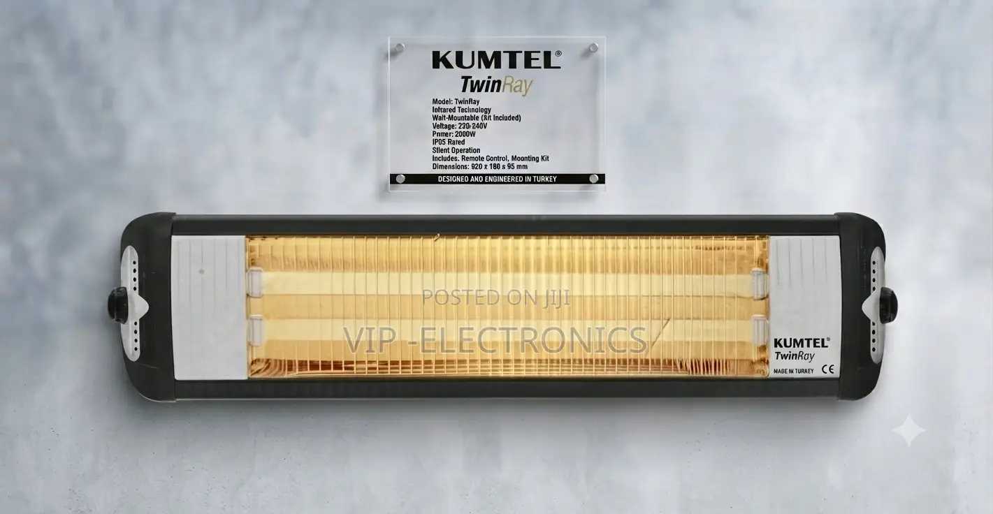 KUMTEL Room Heater TwinRay Infrared Heater With – Made in Turkey