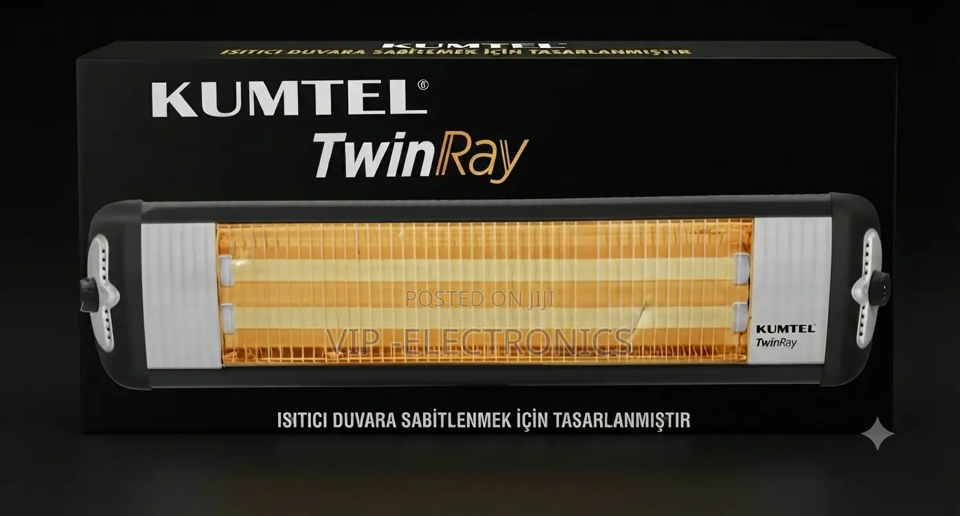 KUMTEL Room Heater TwinRay Infrared Heater With – Made in Turkey