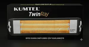 KUMTEL Room Heater TwinRay Infrared Heater With – Made in Turkey