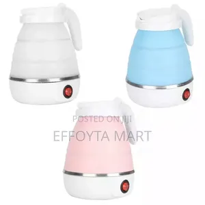 Foldable Electric Kettle – 600ml ተጣጣፊ የኤሌክትሪክ ሶኬት የሚሰራ ቦይለር