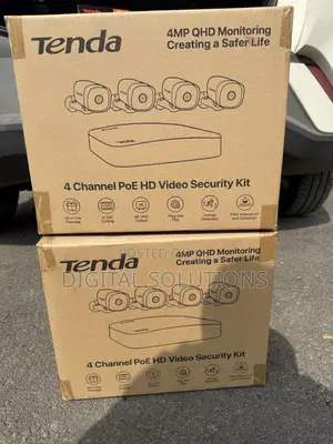 4MP QHD Monitoring 4 Channel PoE HD Video Security Kit