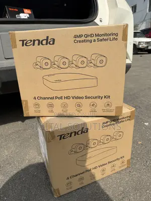 4MP Outdoor Surveillance Camera Kit Equipped With CMOS Image Sensor