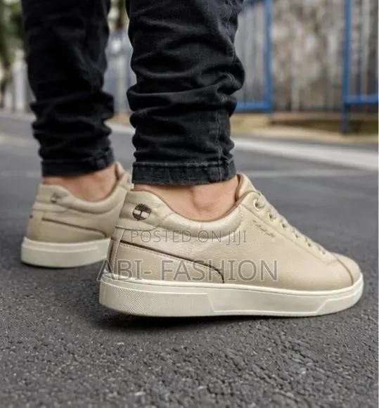 Timberland Men's Casual Beige/Ivory Leather