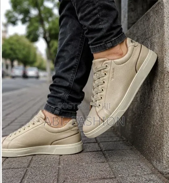 Timberland Men's Casual Beige/Ivory Leather