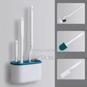 3 in 1 Factory Detachable Handle Toilet Cleaning Brush Set
