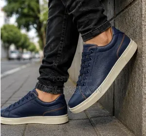 Timberland Men's Casual Navy Blue Leather Master Quality