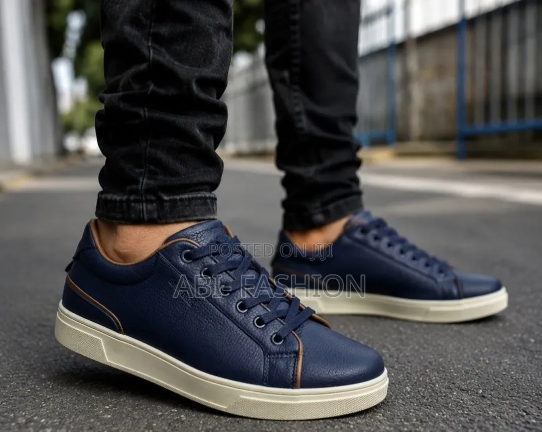 Timberland Men's Casual Navy Blue Leather Master Quality
