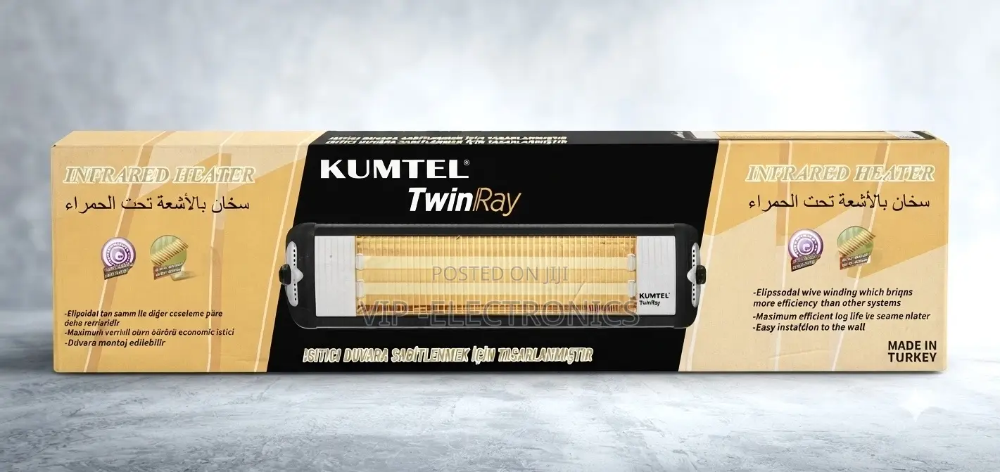 KUMTEL Room Heater TwinRay Infrared Heater