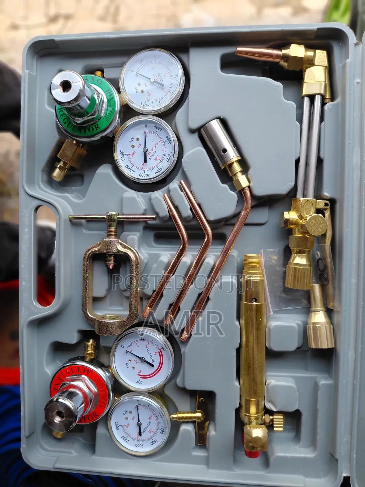 Portable Gas Welding and Cutting Torch Kit
