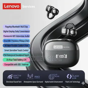 Lenovo Clip-on Bluetooth Wireless Headphones