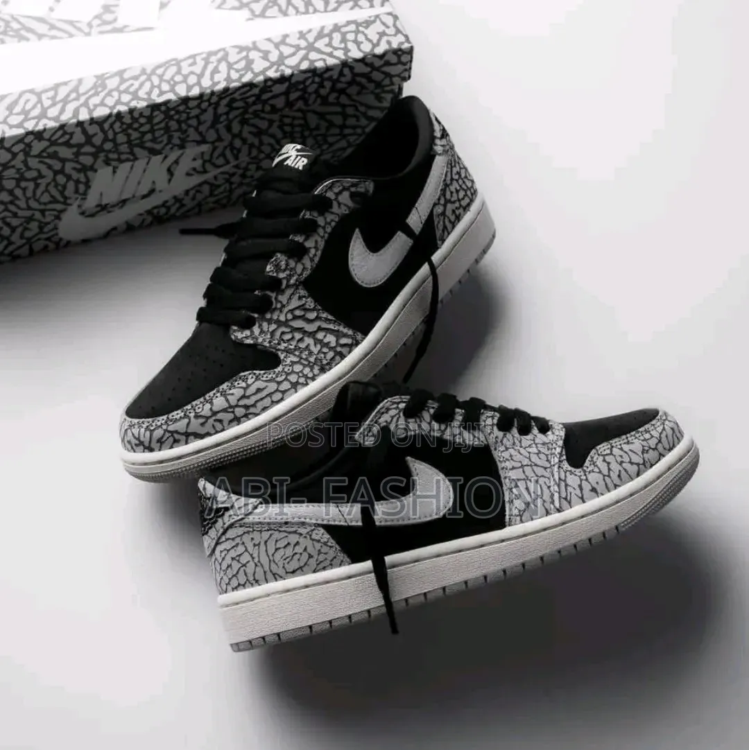 Nike Air Jordan 1 Low "Black #Cement