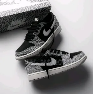 Nike Air Jordan 1 Low "Black #Cement