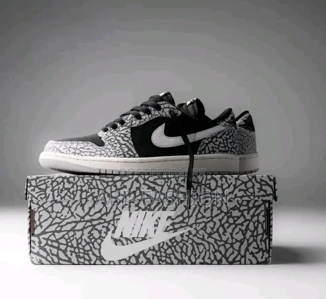 Nike Air Jordan 1 Low "Black #Cement