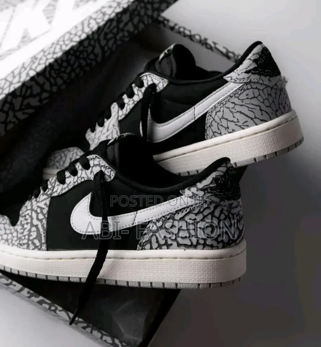 Nike Air Jordan 1 Low "Black #Cement