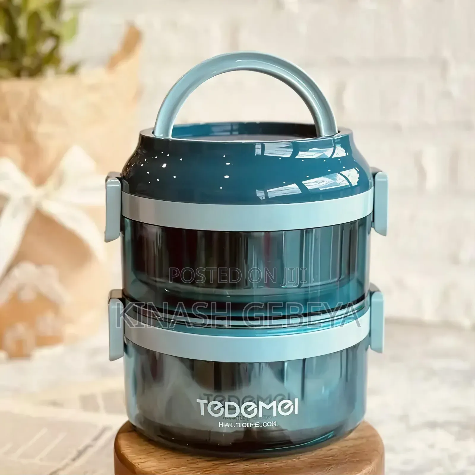 Tedemei 2 Layers Stainless Steel Lunch Box