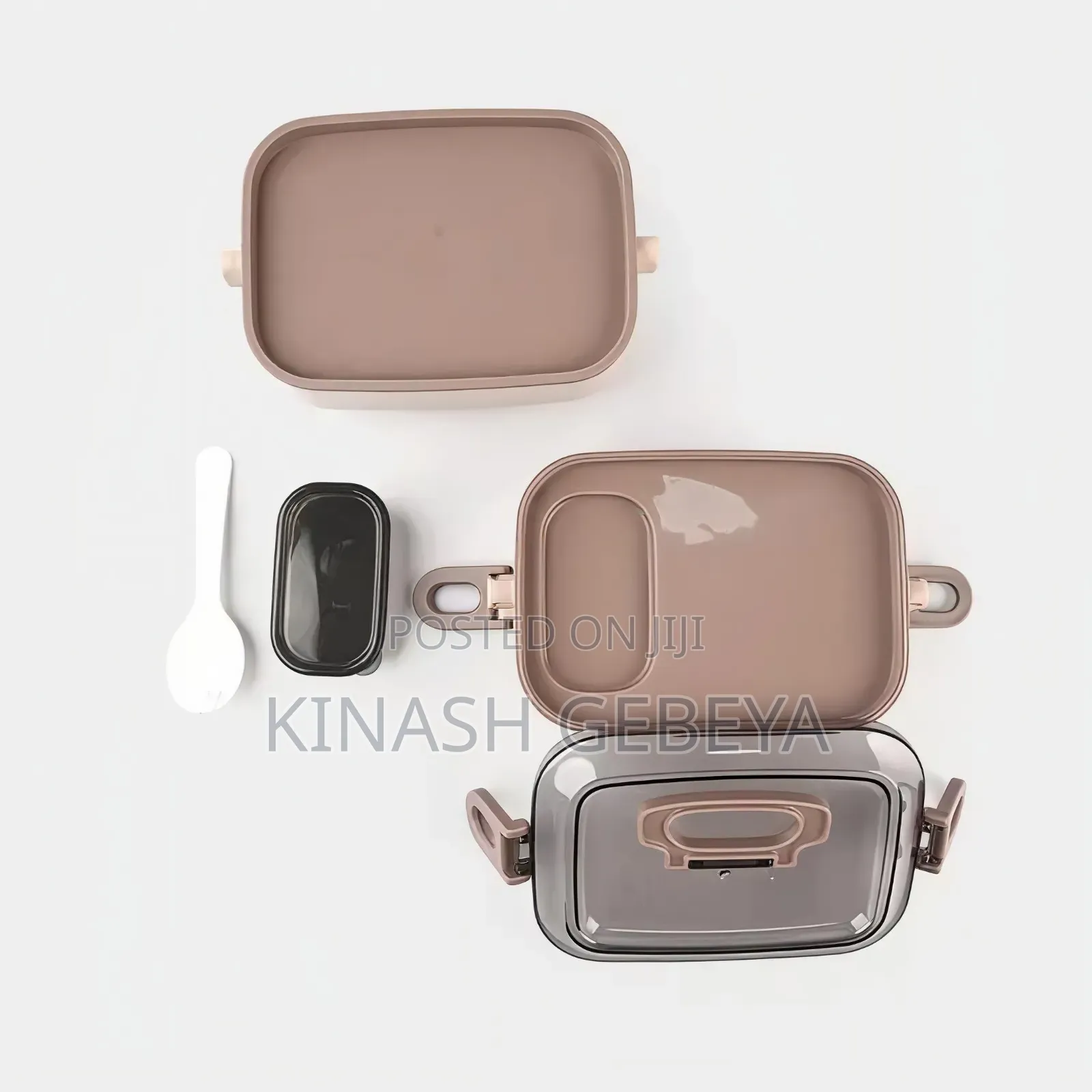 Beduso 2 Layer Stainless Steel Lunch Box Set