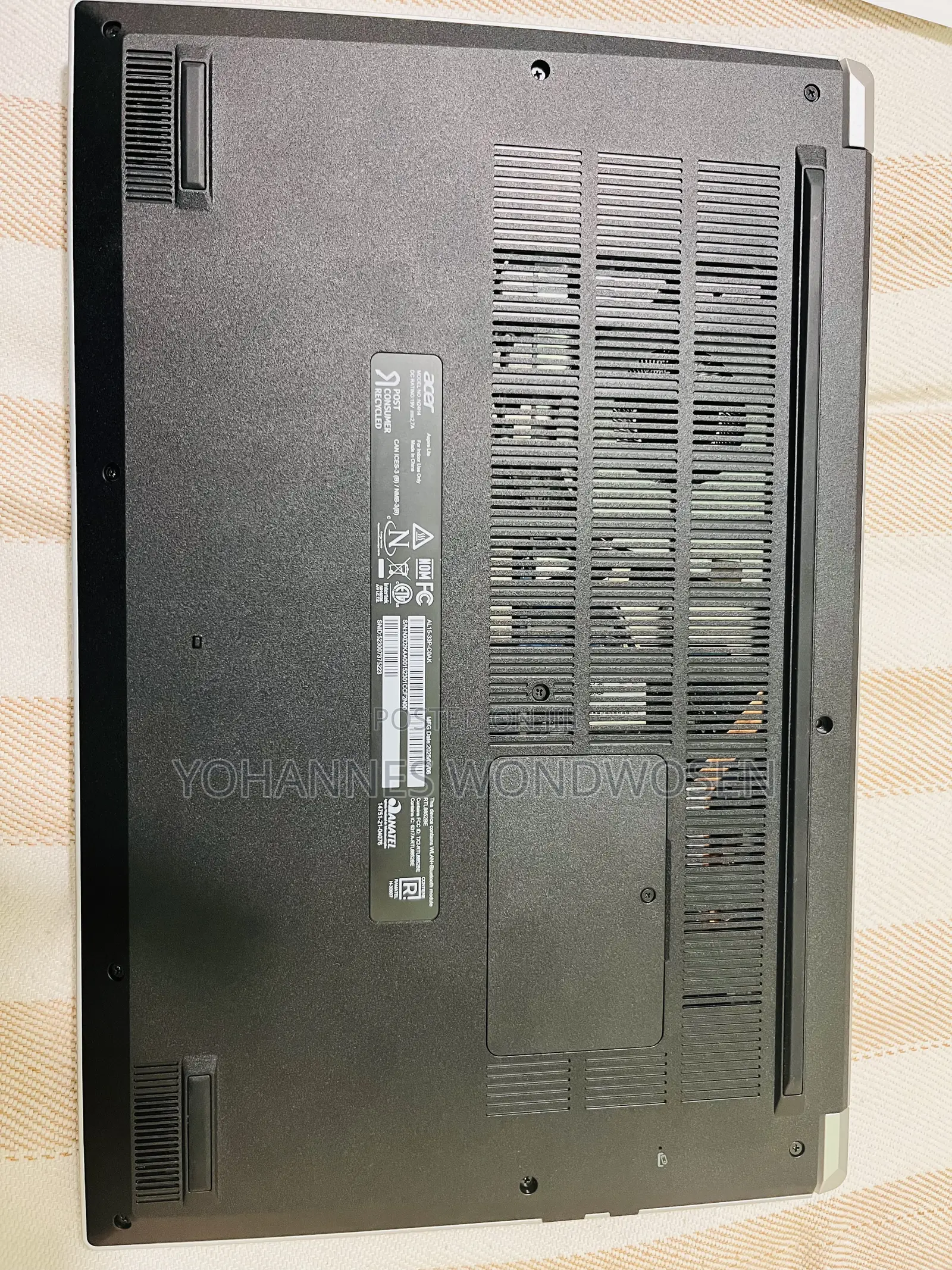 New Laptop Asus A42DE 8GB Intel SSD 500GB