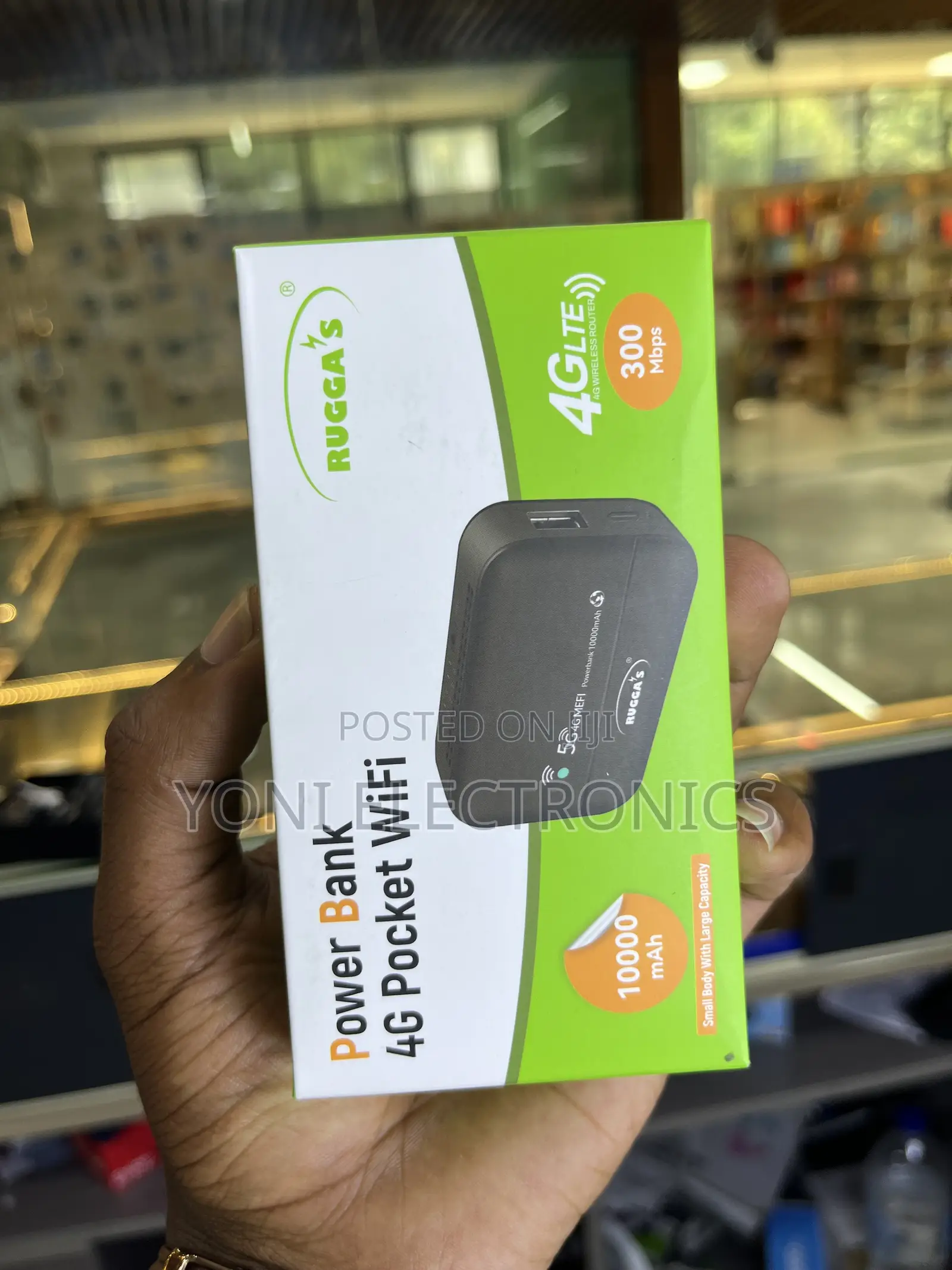 Rugga's Power Bank 4G Pocket WiFi (10,000 mAh / 300 Mbps)