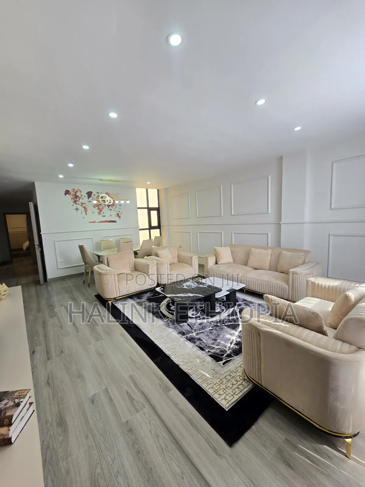 Furnished 3bdrm Apartment in Qerden Hassena, Lideta for sale