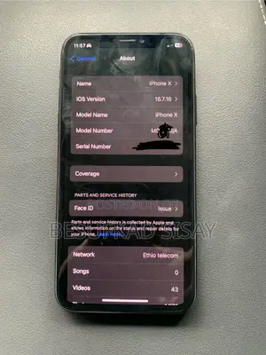 Apple iPhone X 256 GB Black