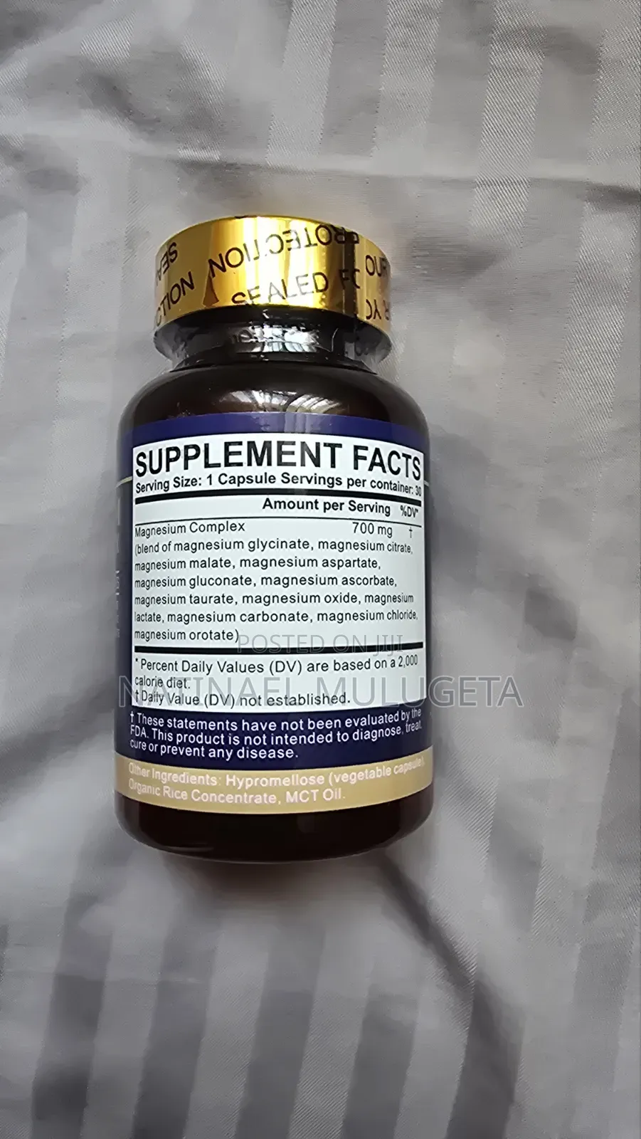 Magnesium 700mg High Dose Supplement