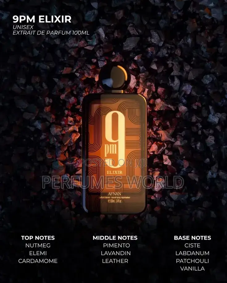 9PM Elixir Men's Perfume – Rich, Smooth Long-Lasting Fragrance