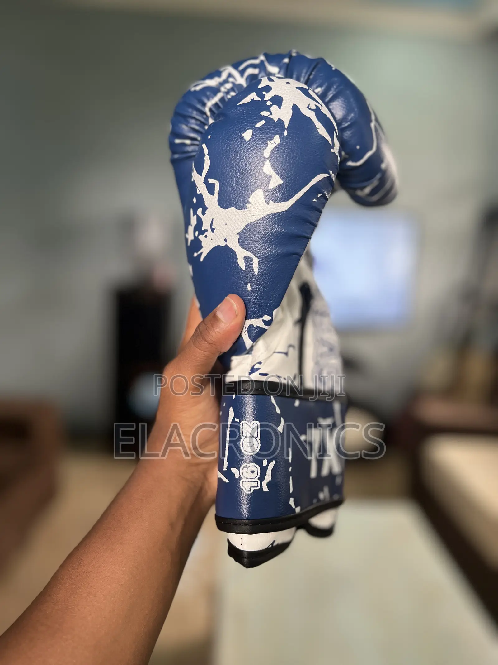 16oz⁠ Spall TX Fighter Boxing Gloves
