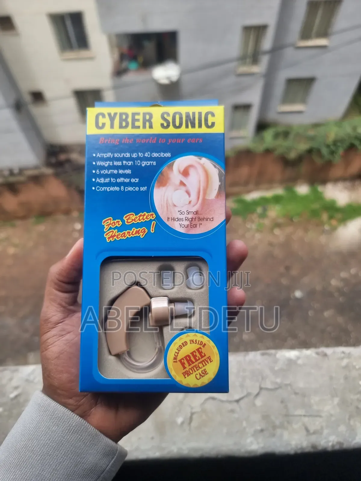 Adjustable Digital-Style Hearing Amplifier With Battery Included