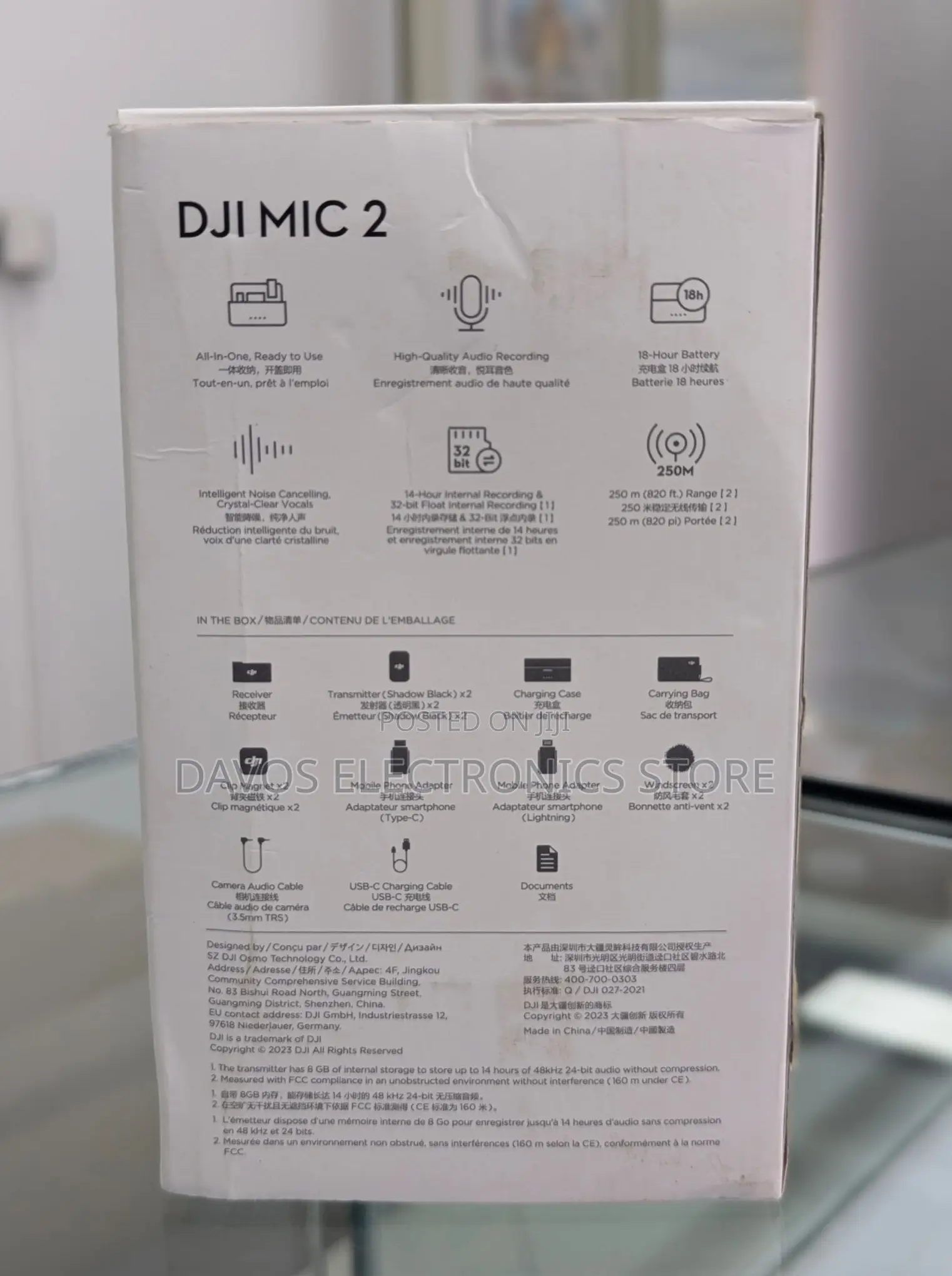 DJI Mic 2 Compact Digital Wireless Microphone System(2.4 GHz)
