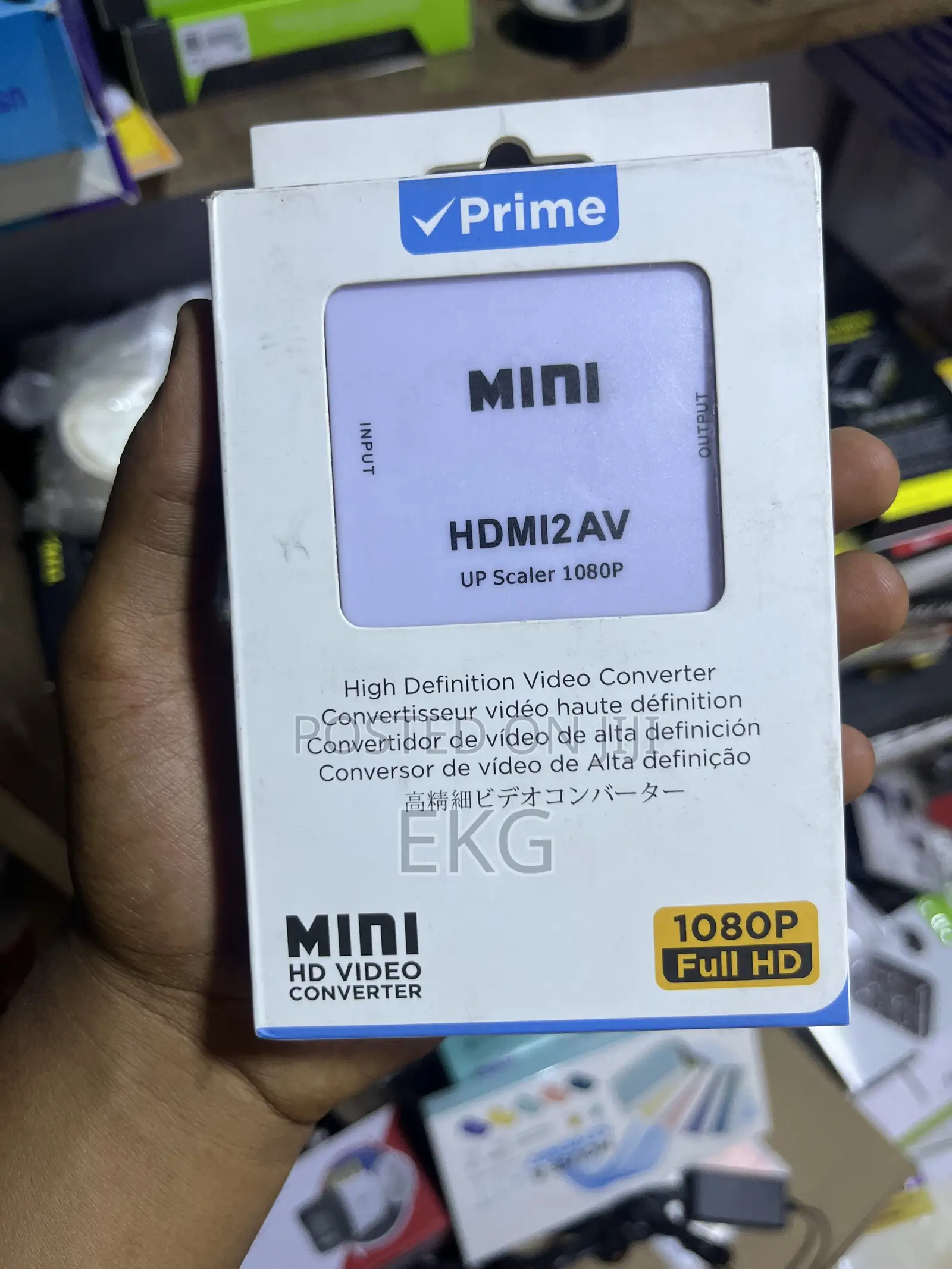 Mini HDMI to AV Video Converter 1080P -