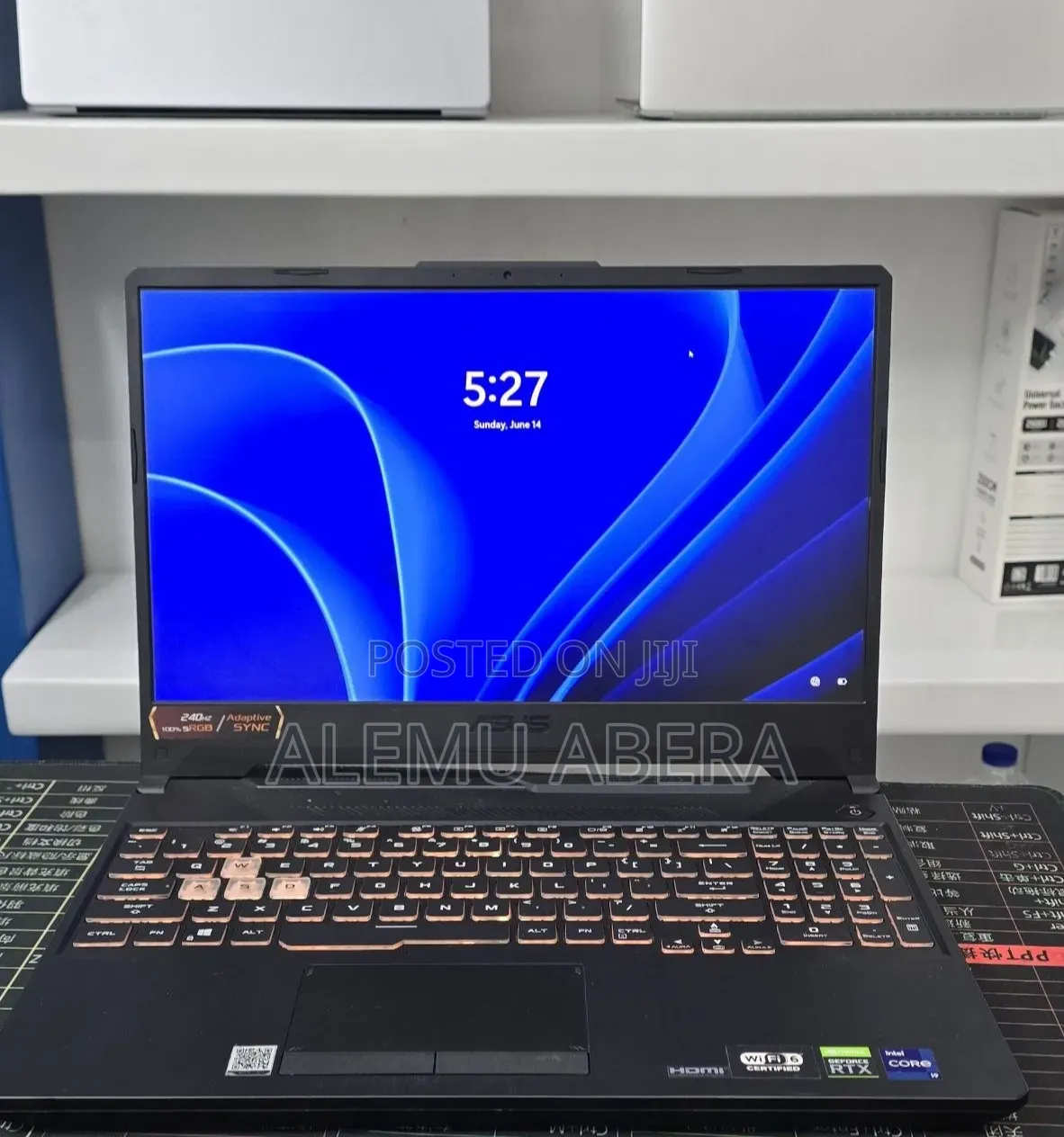 New Laptop Asus TUF Gaming F15 16GB Intel Core i9 SSD 512GB