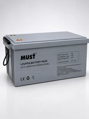 MUST Lithium (LiFePO4) Battery- 24v / 5.12Kwh