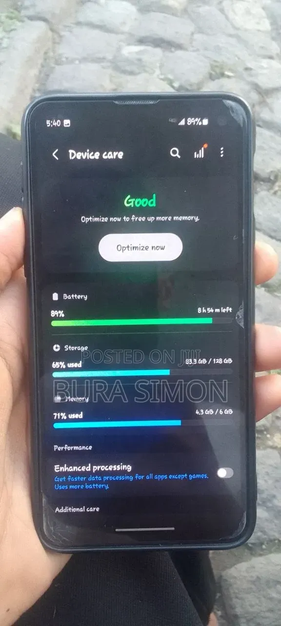 Samsung Galaxy S10e 128 GB Blue
