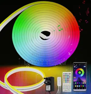 Bluetooth RGB Smart 5M Neon LED Light Strip Set