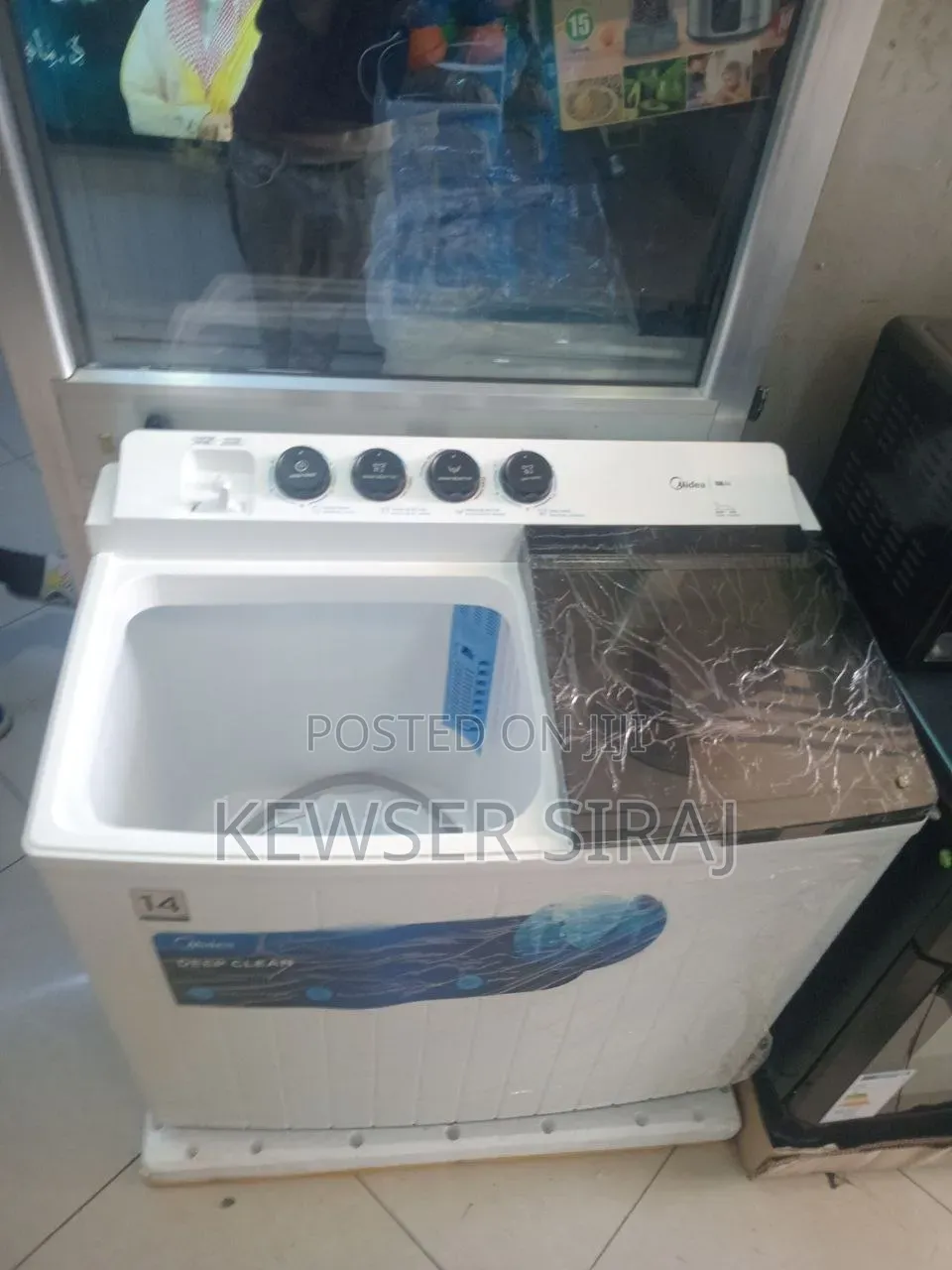 ሚዲያ 14kg Washing Machine Manual System