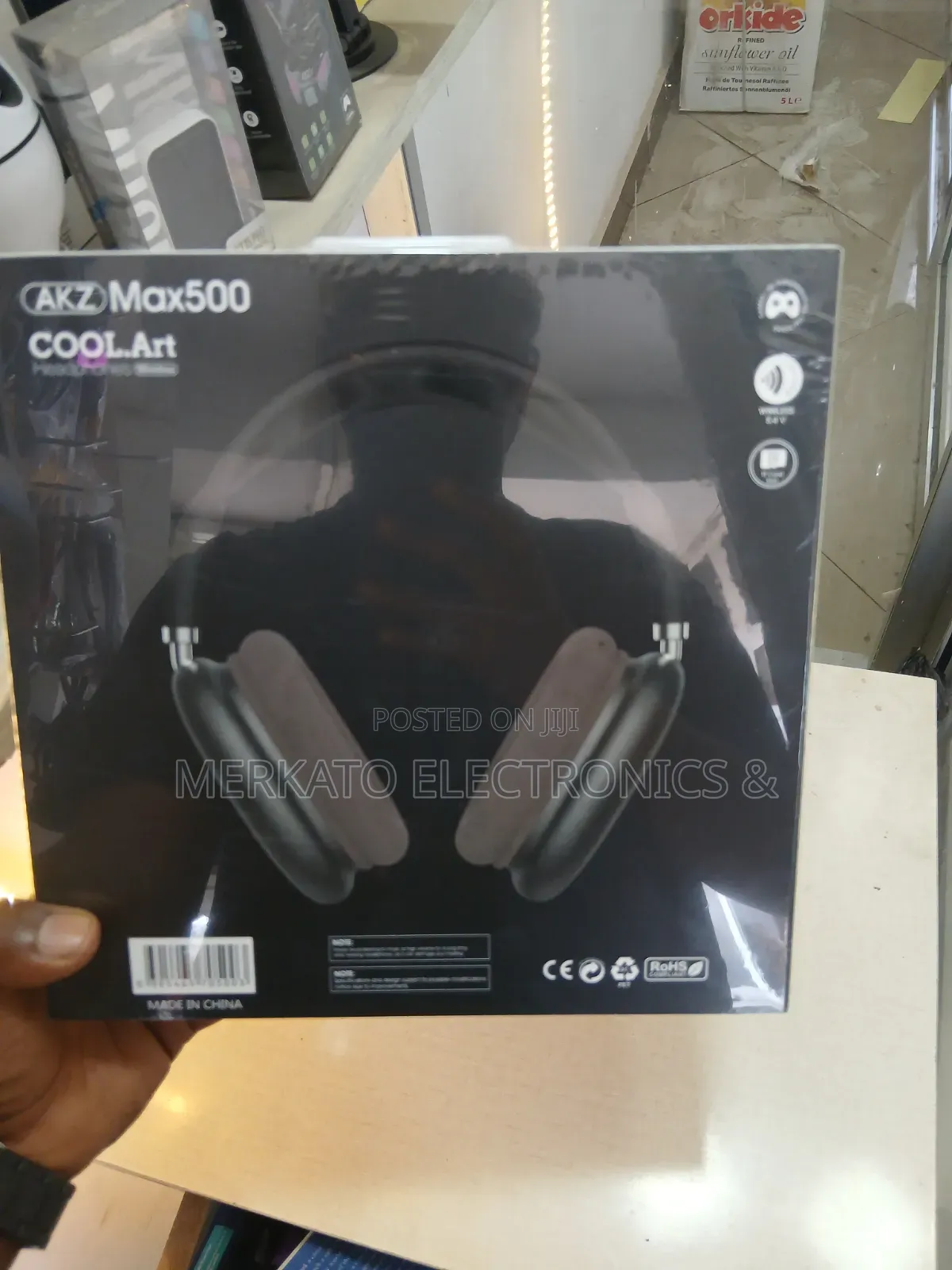 Wireless Headphones | Advanced Headset | Cool Art AKZ MAX500