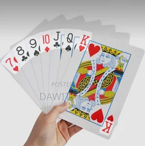 100% Plastic Poker Playing Cards Set