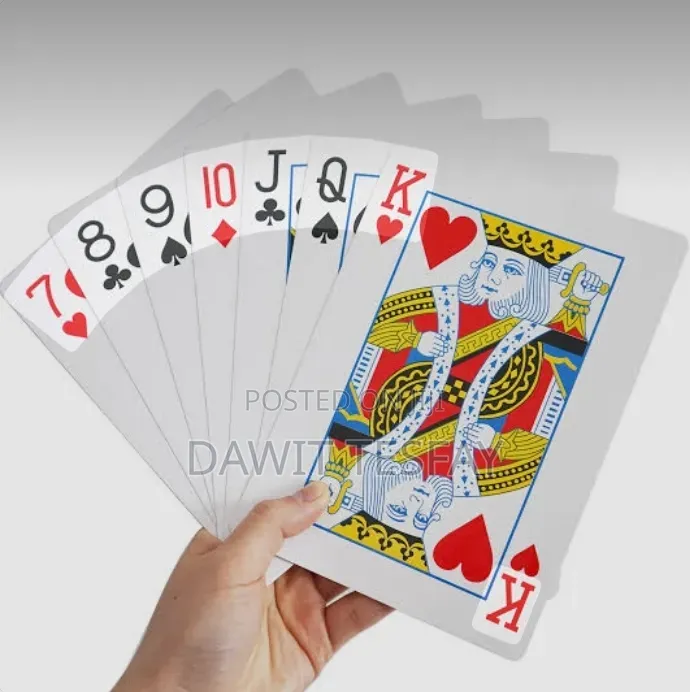 100% Plastic Poker Playing Cards Set