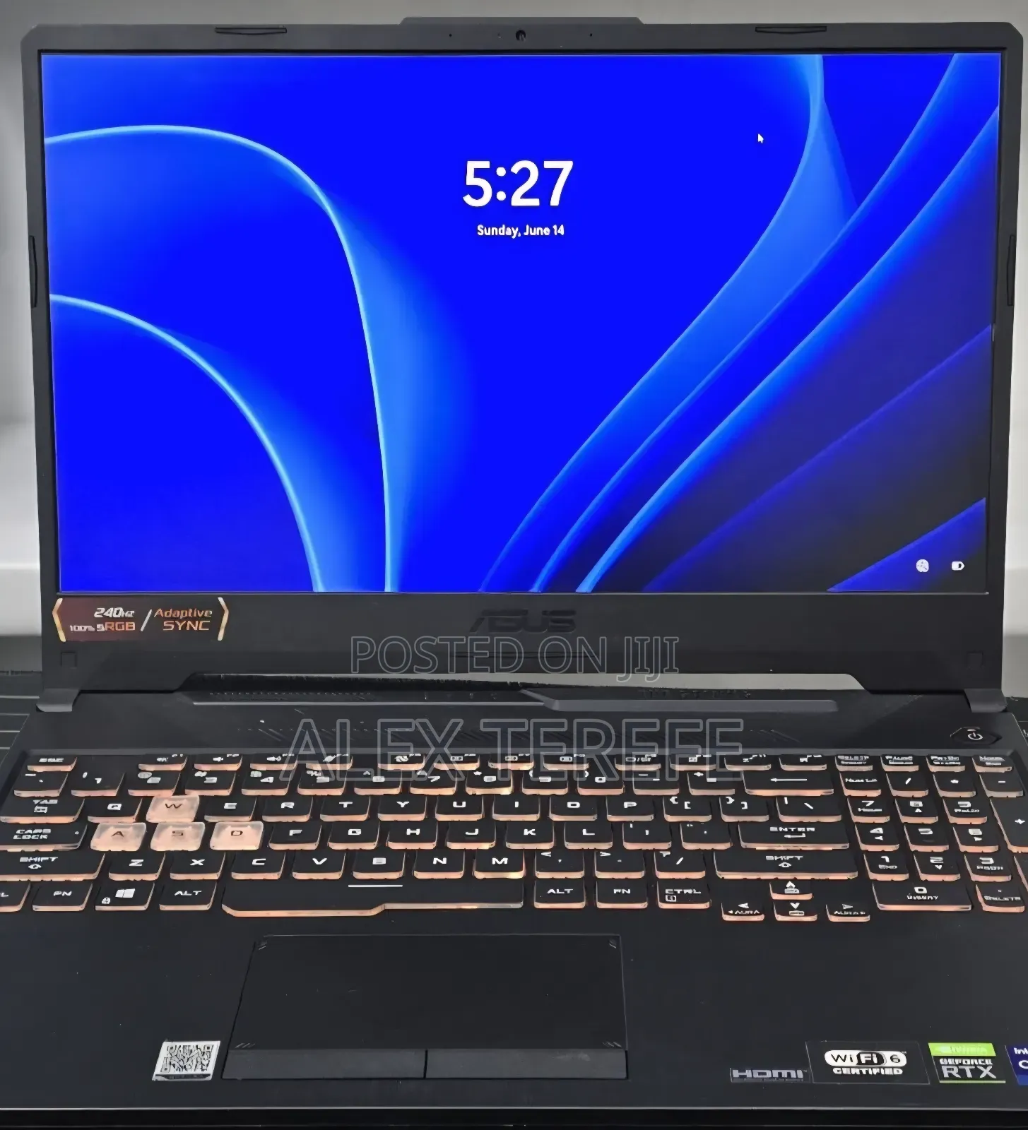 New Laptop Asus TUF Gaming A15 16GB Intel Core i9 SSD 512GB