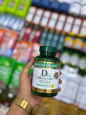 Nature's Bounty 5000iu Vitamin D3 Supports Strong Bones and Teeth