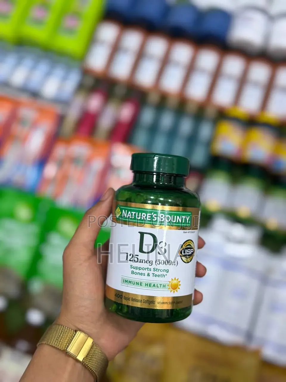 Nature's Bounty 5000iu Vitamin D3 Supports Strong Bones and Teeth