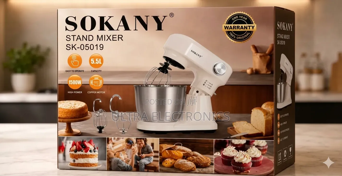 SOKANY 5.5L Stand Mixer – SK-05019