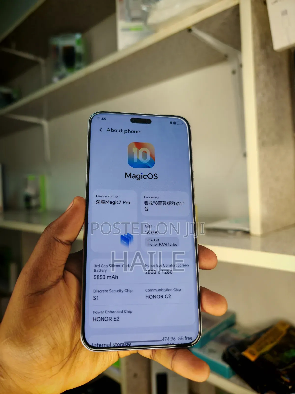 New Honor Magic7 Pro 512 GB Silver
