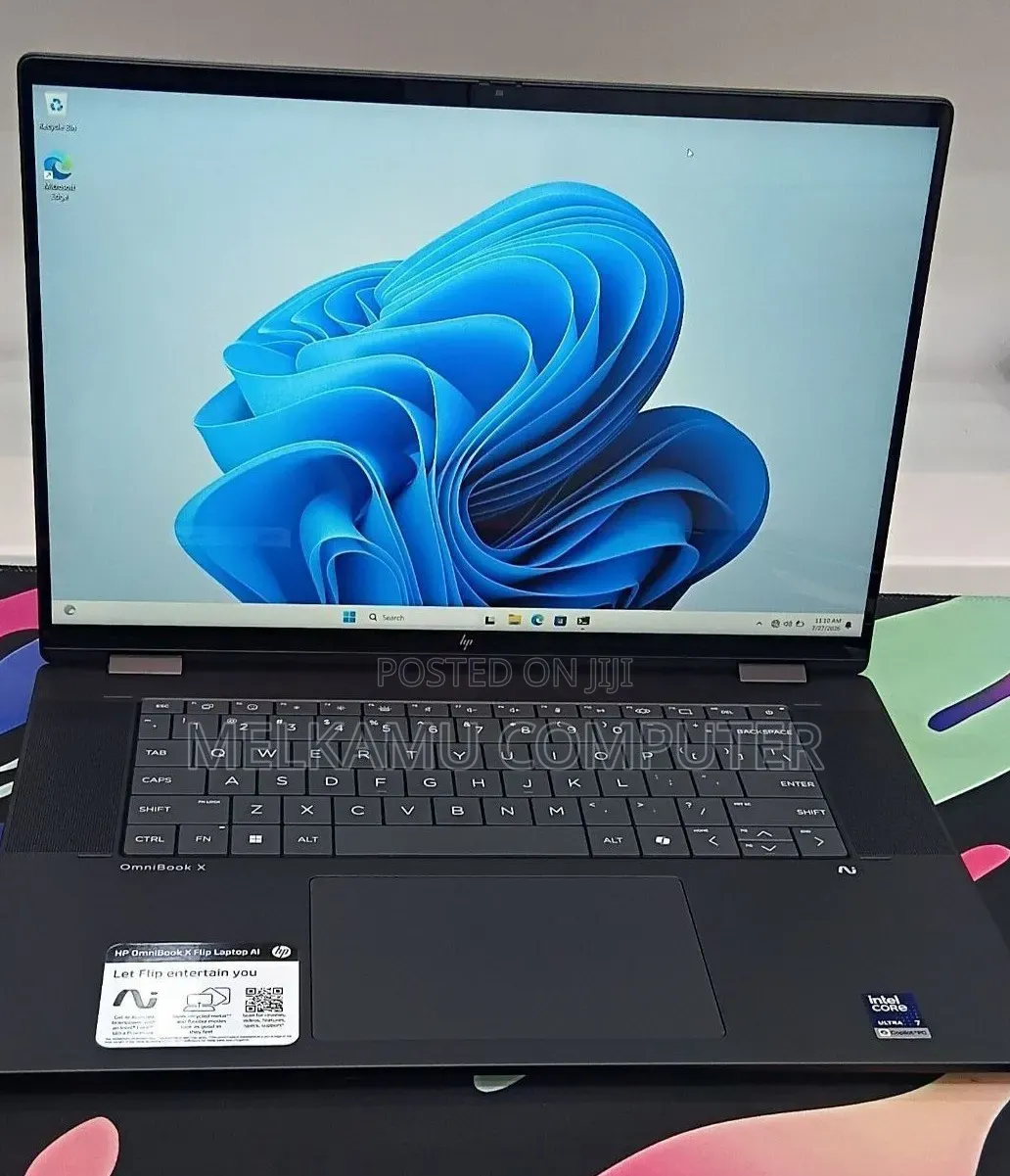 New Laptop HP OmniBook X Flip 16" 16GB Intel Core Ultra 7 SSD 1T