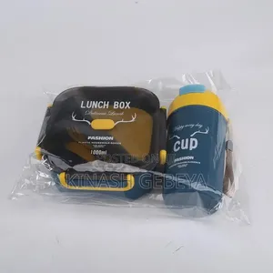 Stainless Steel Lunch Box With Water Bottle