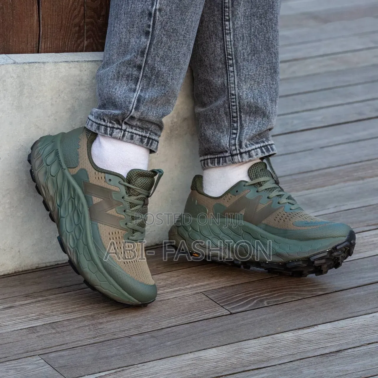New Balance Fresh Foam X More Trail V3 Light Army