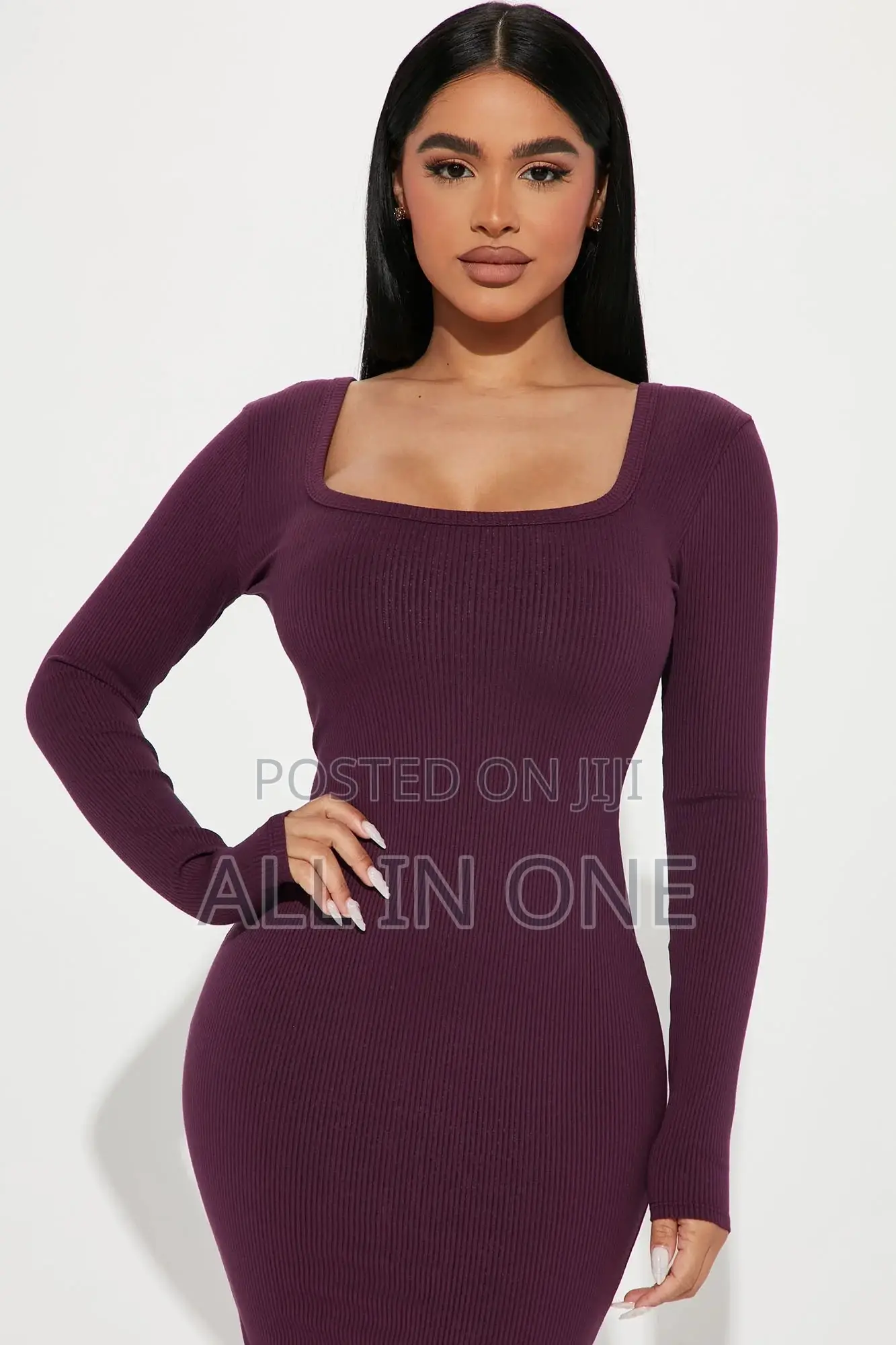 Burgundy Short Dress