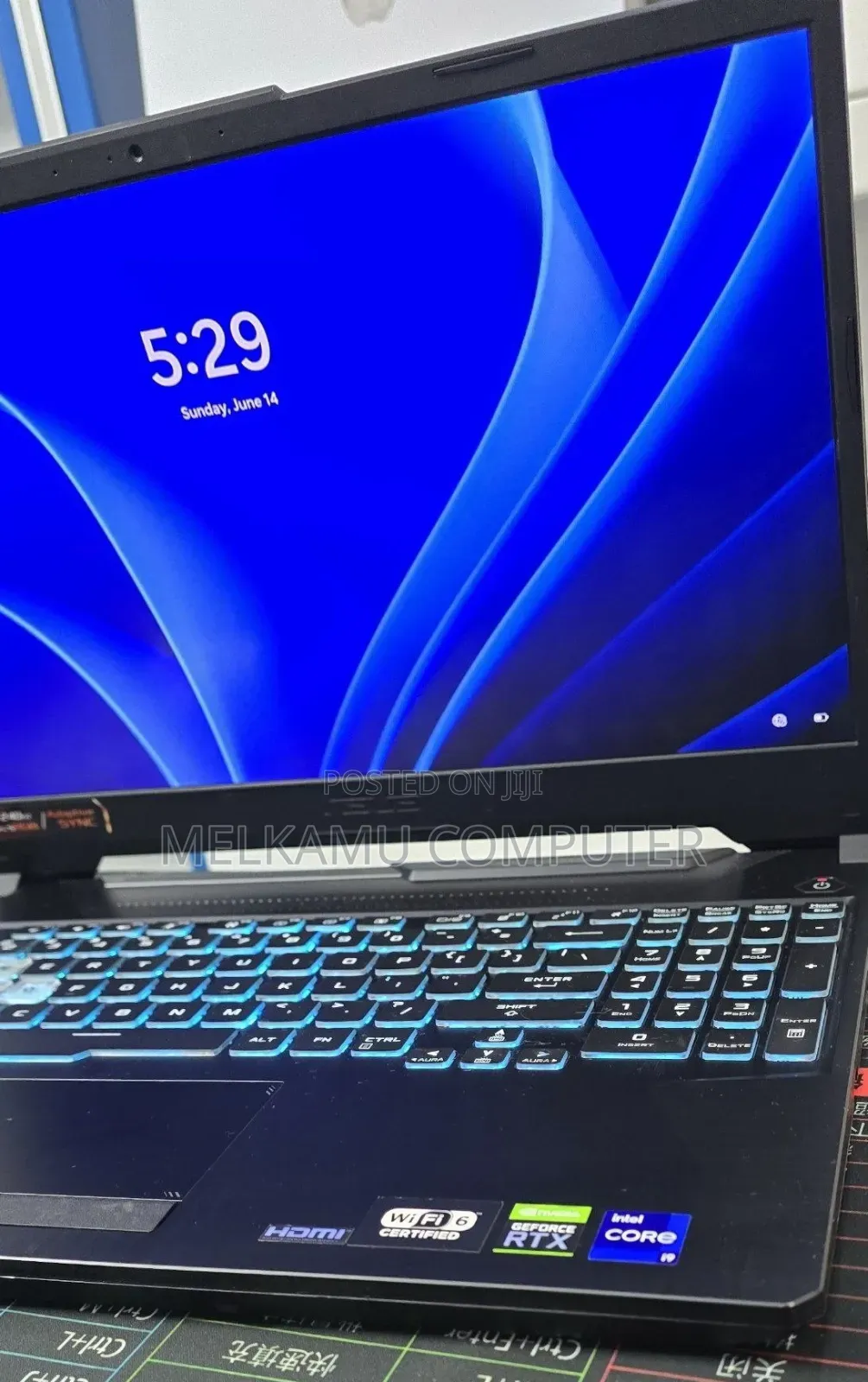 New Laptop Asus TUF Gaming F15 8GB Intel Core i9 SSD 512GB