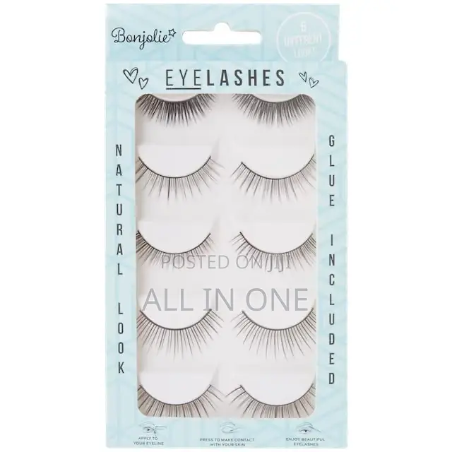 Glue Natural Eye Lashes With Fair